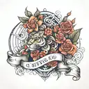 And if you go i wanna go with you tattoo design idea