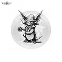 goblin with ganja tattoo design idea