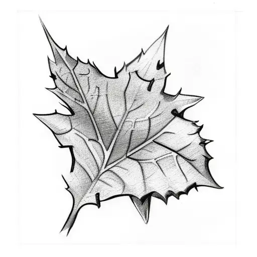 cross with small ivy leaves around it tattoo design idea