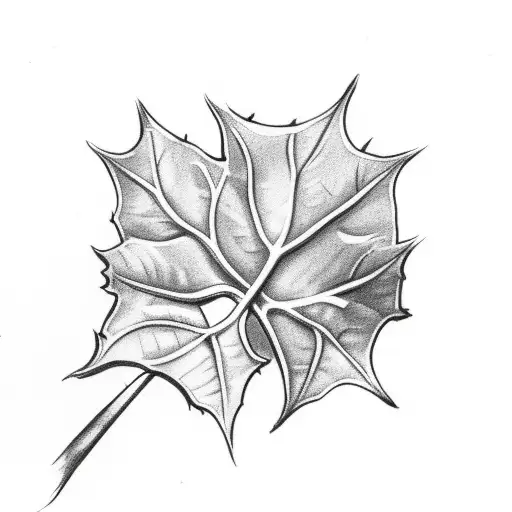 dainty cross with small ivy leaves around it tattoo design idea
