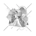 This too shall pass text tattoo design idea