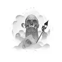 This too shall pass text tattoo design idea