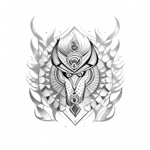 south Indian tribal arm band tattoo design idea