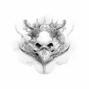 deuses e armas tattoo design idea