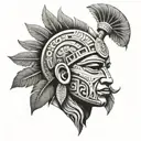 puerto rican taino culture tattoo design idea