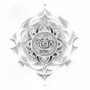 Om Hindu symbol tattoo design idea
