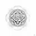 Om Hindu symbol tattoo design idea