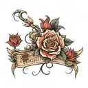 progress written tattoo design idea