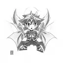 yugioh kuriboh tattoo design idea