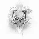 "number 1312 tattoo design idea