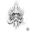 "number 1312 tattoo design idea