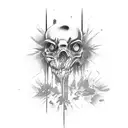 "number 1312 tattoo design idea