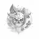 "number 1312 tattoo design idea