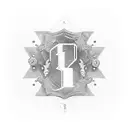 "number 1312" tattoo design idea