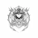 Anime 生きることを忘れないでください tattoo design idea