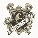 Newman family crest tattoo design idea