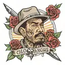 cholo saying dang fo tattoo design idea