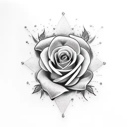 Mason Autumn Rose tattoo design idea
