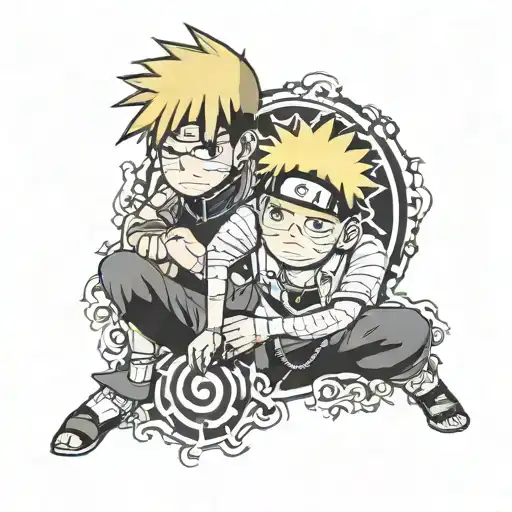Naruto inspired tattoo featuring tattoo design idea