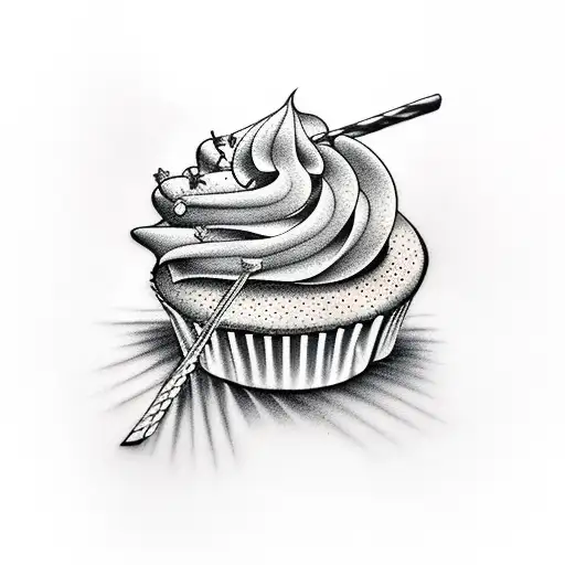 kirabishoppp at DTE #edible #cupcake #atx #dovetailatx #austintattooer  #foodtattoo #boldtattoo | Instagram