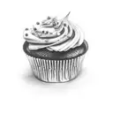cupcake tattoo design idea