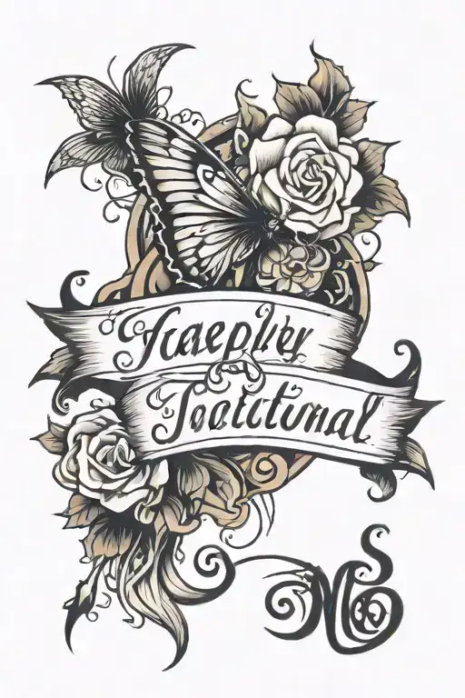 Script tattoo design idea