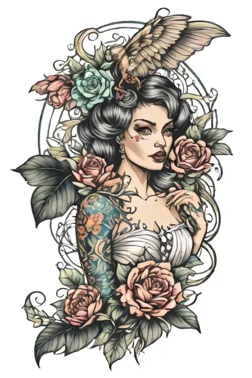 Julian Gwendolyn Vivienne tattoo design idea