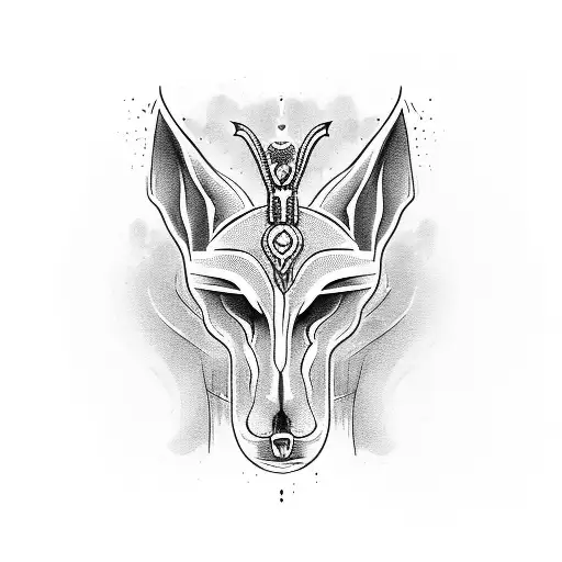 Anubis tattoo design idea