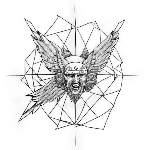icarus tattoo design idea