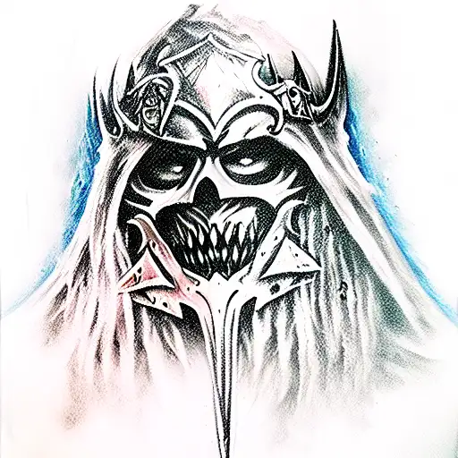 Arthas Lich King tattoo design idea