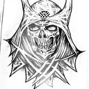 Death Knight Lich tattoo design idea