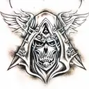 Arthas Lich King tattoo design idea