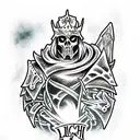 Arthas Lich King tattoo design idea