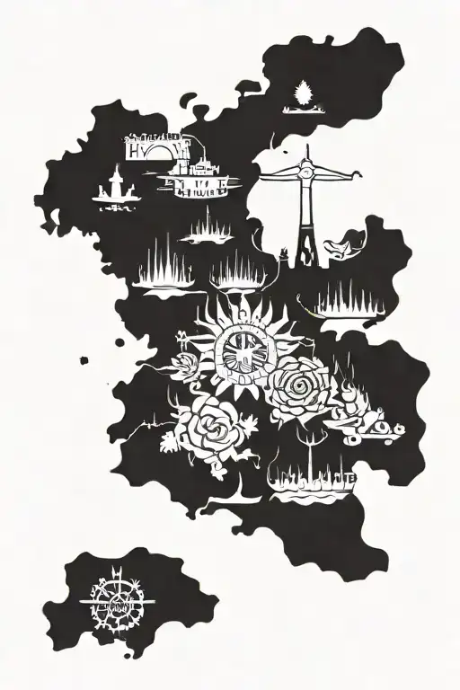 life in Germany, which includes graduating, getting married, getting a PhD degree, finding a job, buying my first car tattoo design idea