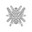 mano sorregge vertebra tattoo design idea