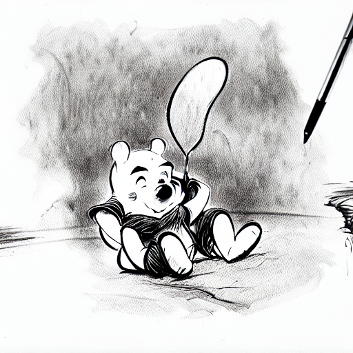 winnie the pooh tattoo design idea