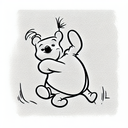 winnie the pooh tattoo design idea