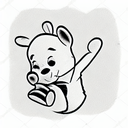winnie the pooh tattoo design idea