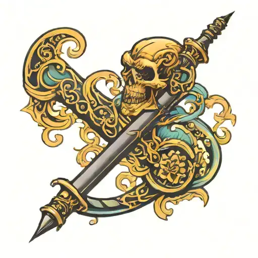 halligan & hose tattoo design idea