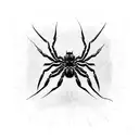 spider dragon bat web tattoo design idea