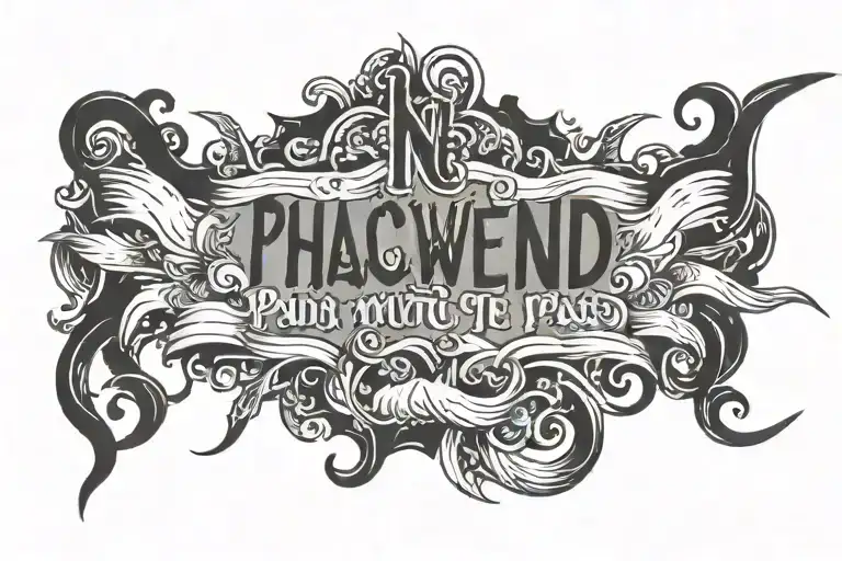 Text saying 'there is no end to the pain, you must be numb'. tattoo design idea