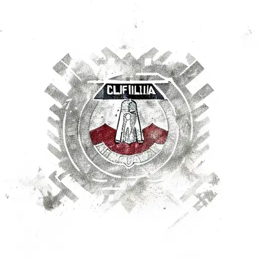 Fallout new california republic flag tattoo design idea