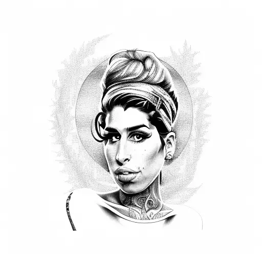Amy Winehouse tattoo design idea