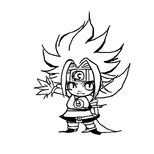 mashup anime naruto, fairy tail, zelda, one piece, pokemon, bleach tattoo design idea