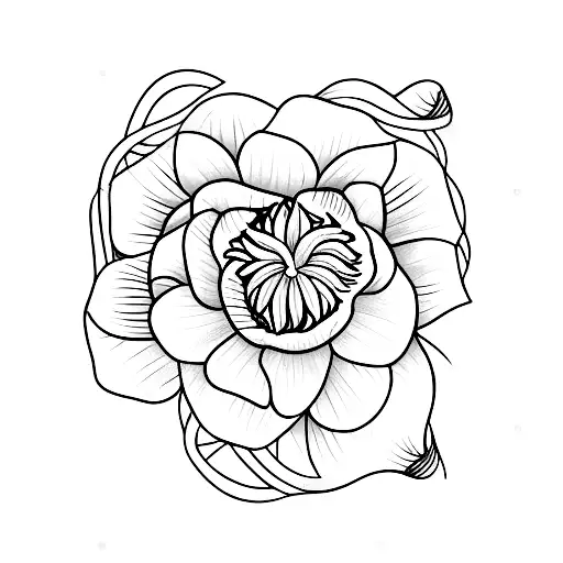 skinny tattoo with vines, a chrysanthemum, a daffodil, and a narcissus flower tattoo design idea