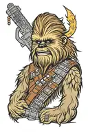 chewbacca's bandolier tattoo design idea