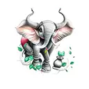 dumbo view nyc tattoo design idea