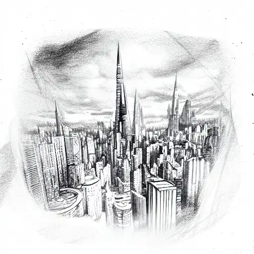 Magic City tattoo design idea