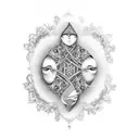 Kama Sutra-inspired design tattoo design idea
