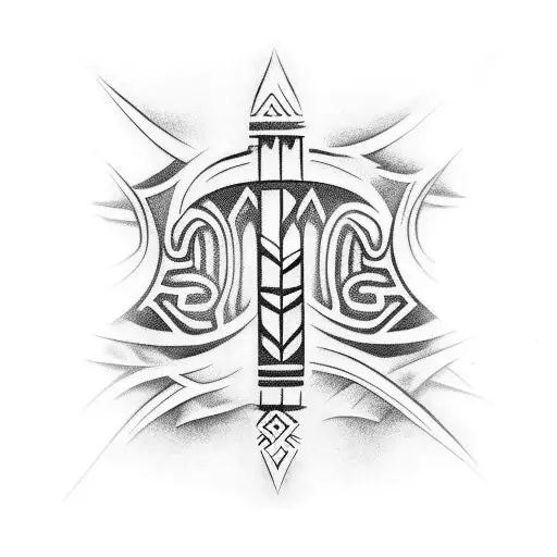forearm polynesian not wrap around tattoo design idea